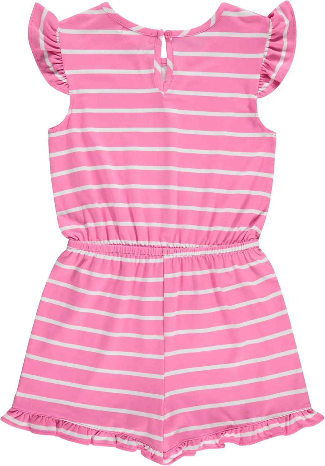 BTween Girls Mix and Match Set 4-Pack Soft Cotton Blend, Shirt. Biker Short, Dress and Romper