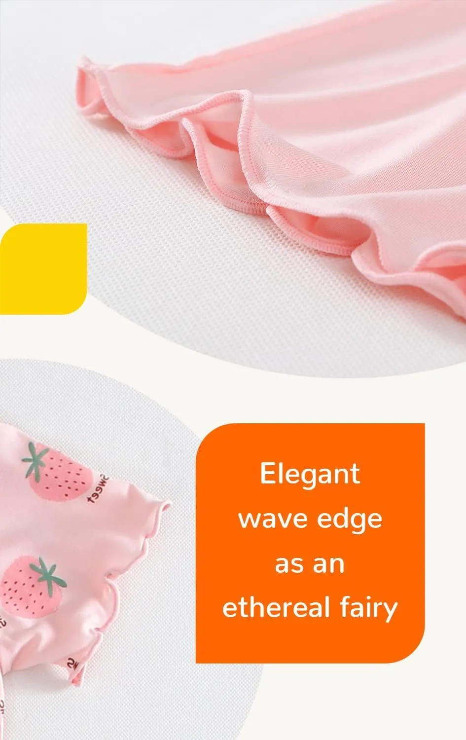 Girls' Summer Dress,Toddler Soft Breathable Dresses 3-12Years