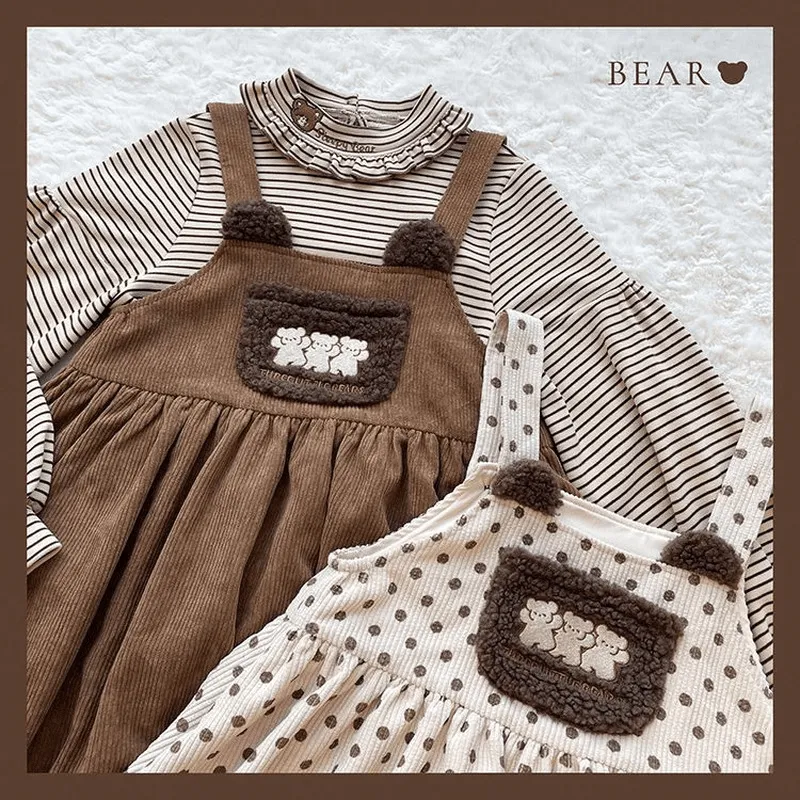 Kawaii Sweet Bear Embroidery Lolita Dress