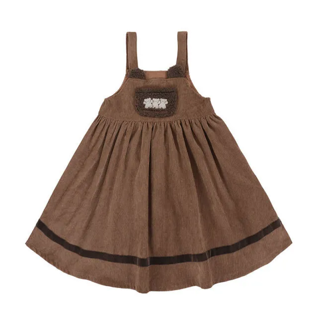 Kawaii Sweet Bear Embroidery Lolita Dress