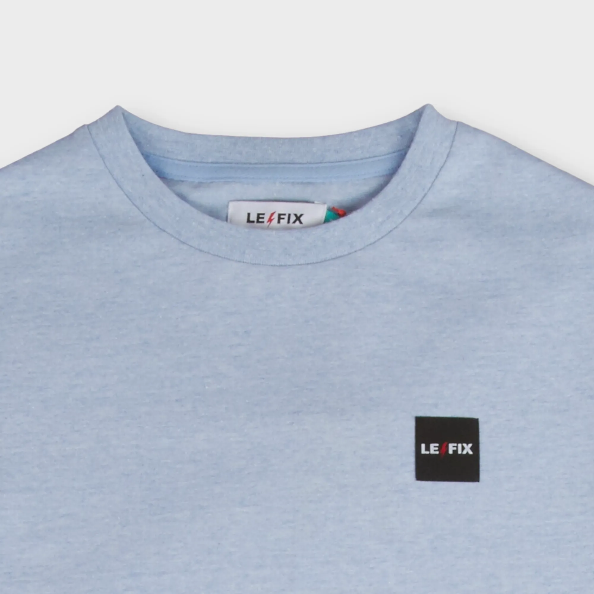 Le Fix Patch T-shirt I Lyseblå