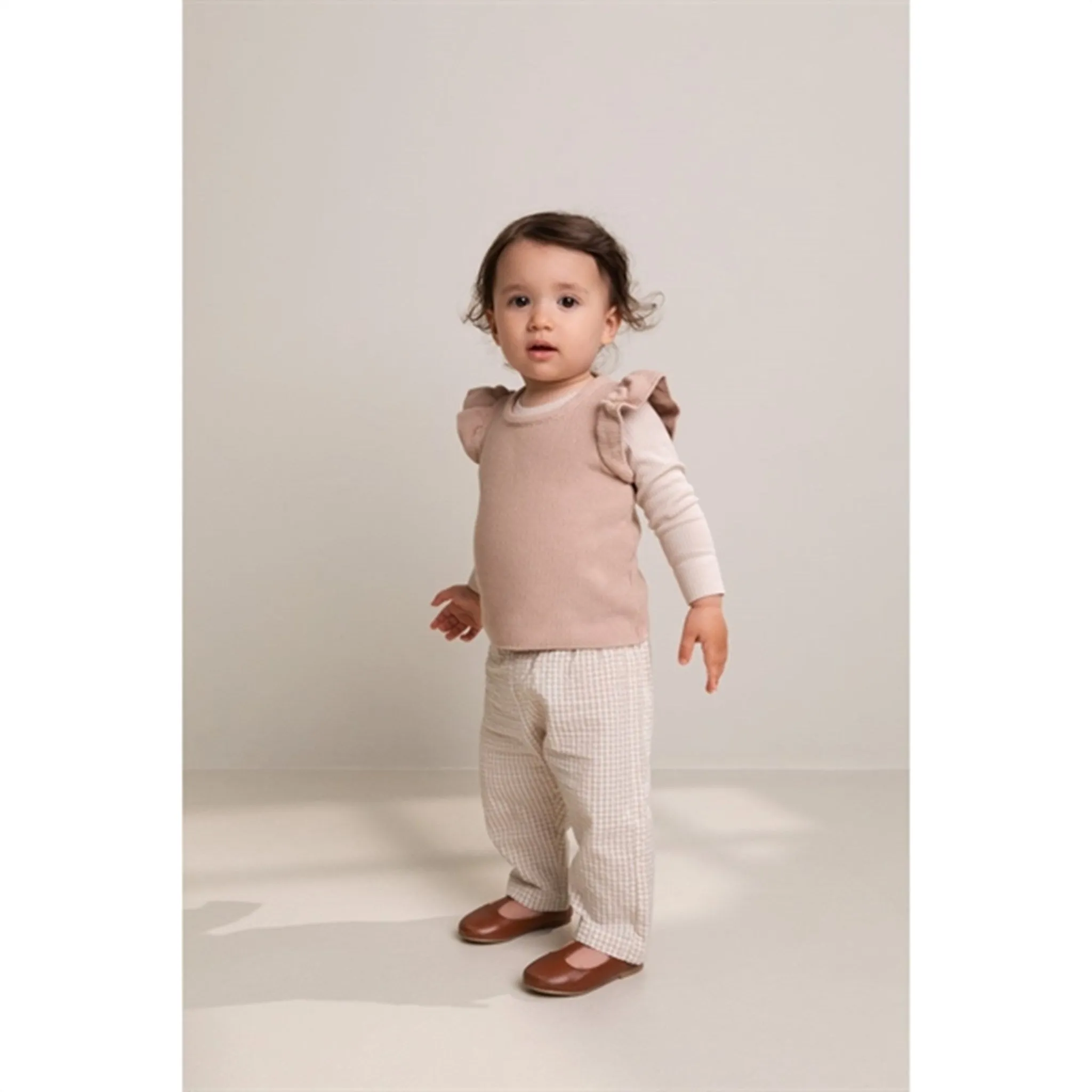 MarMar Grey Sand Gingham Panto Pants