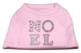 Noel Rhinestone Dog Shirt Light Pink Sm (10)