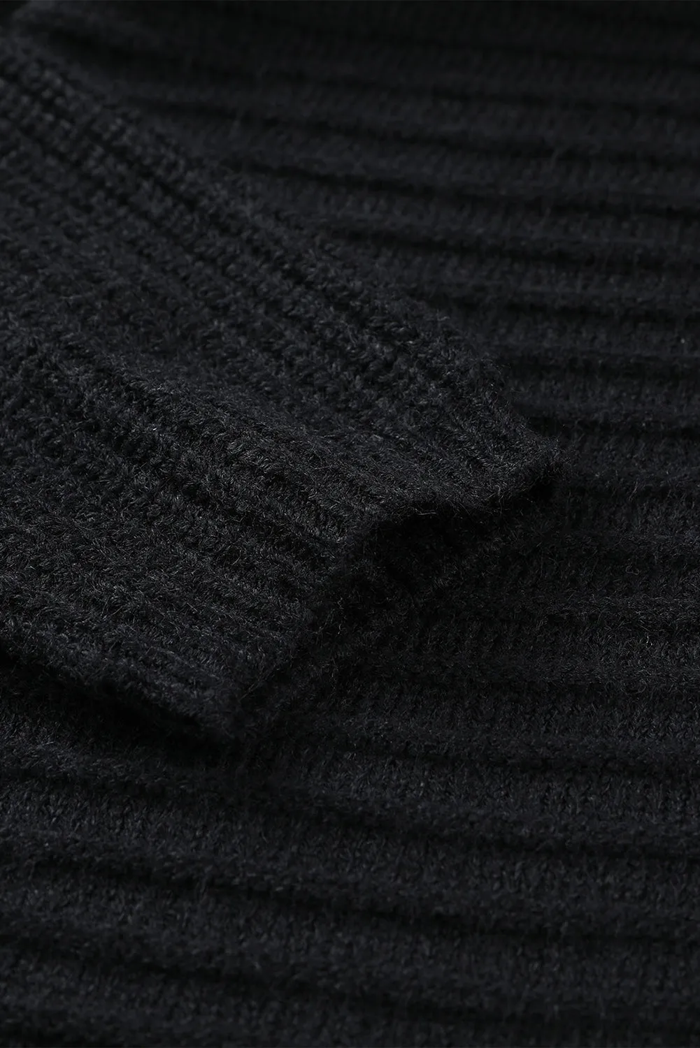 Open Front Longline Hooded Cardigan