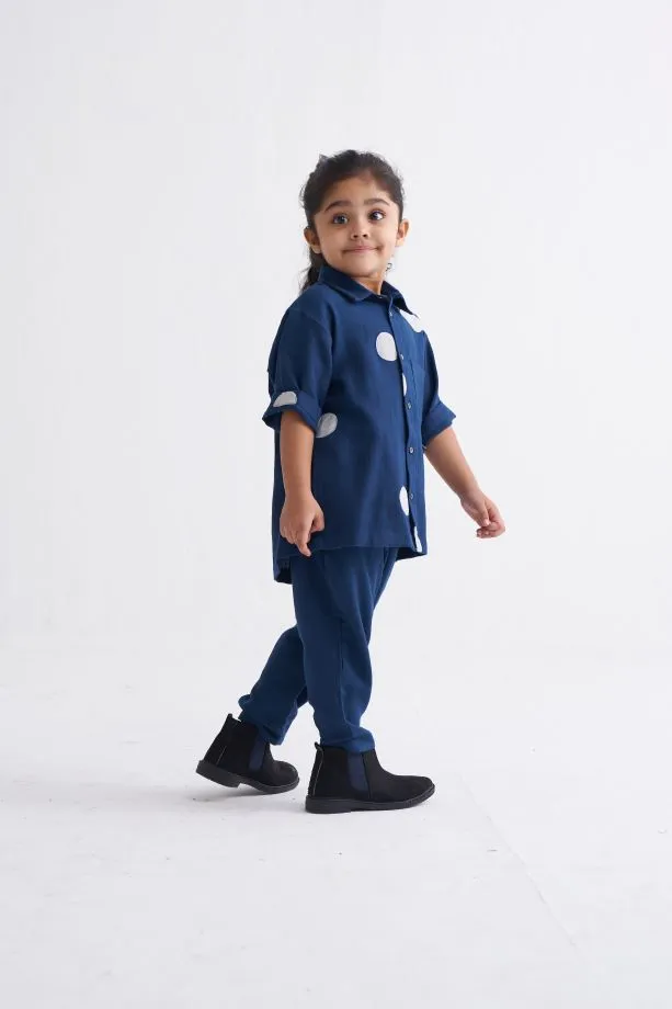 Short Top Co-Ord - Navy