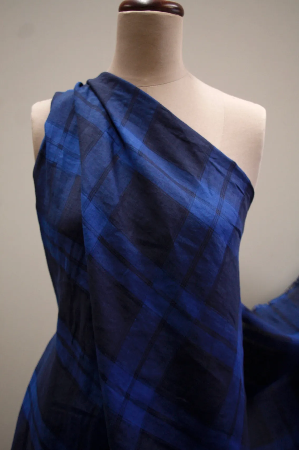Vivien Blue Large Check
